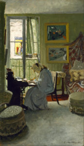Félix_Emile-Jean_Vallotton_-_Woman_Writing_in_an_Interior_-_Google_Art_Project